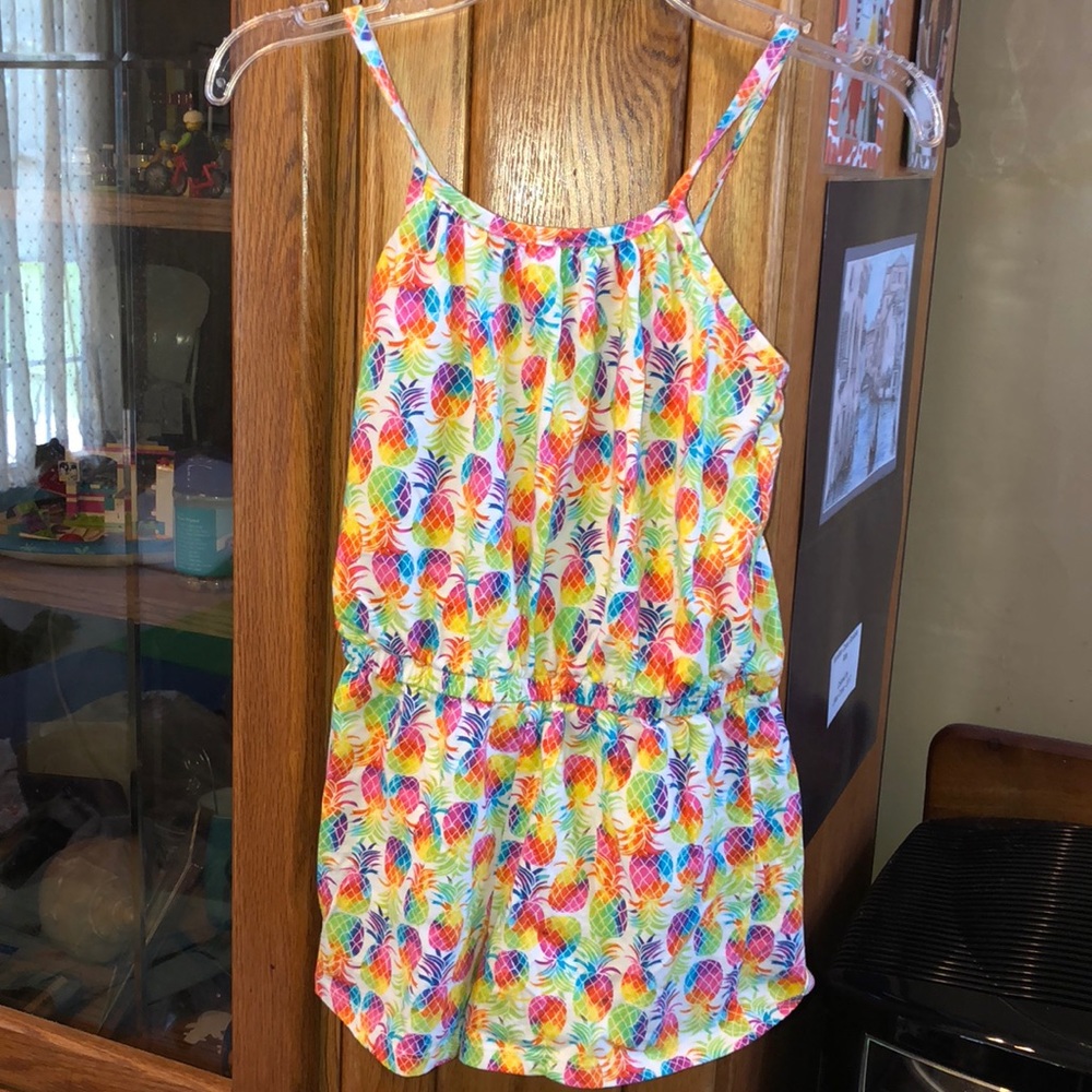 Girls Pineapple Romper